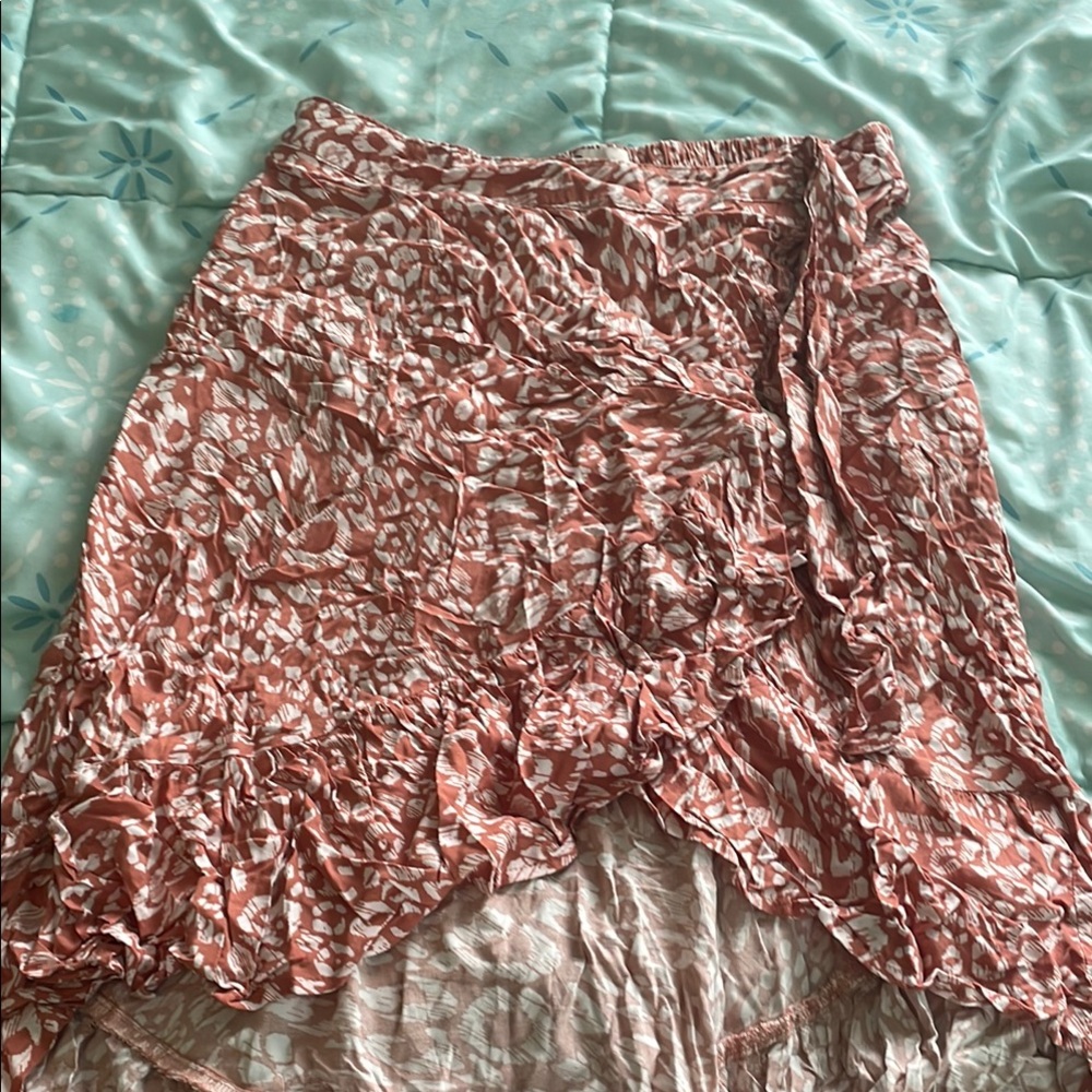 SO Asymmetrical Wrap Midi Skirt (Size: M)